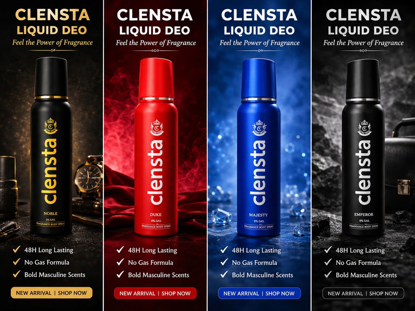 Clensta Liquid Deo – Long-Lasting Fragrance
