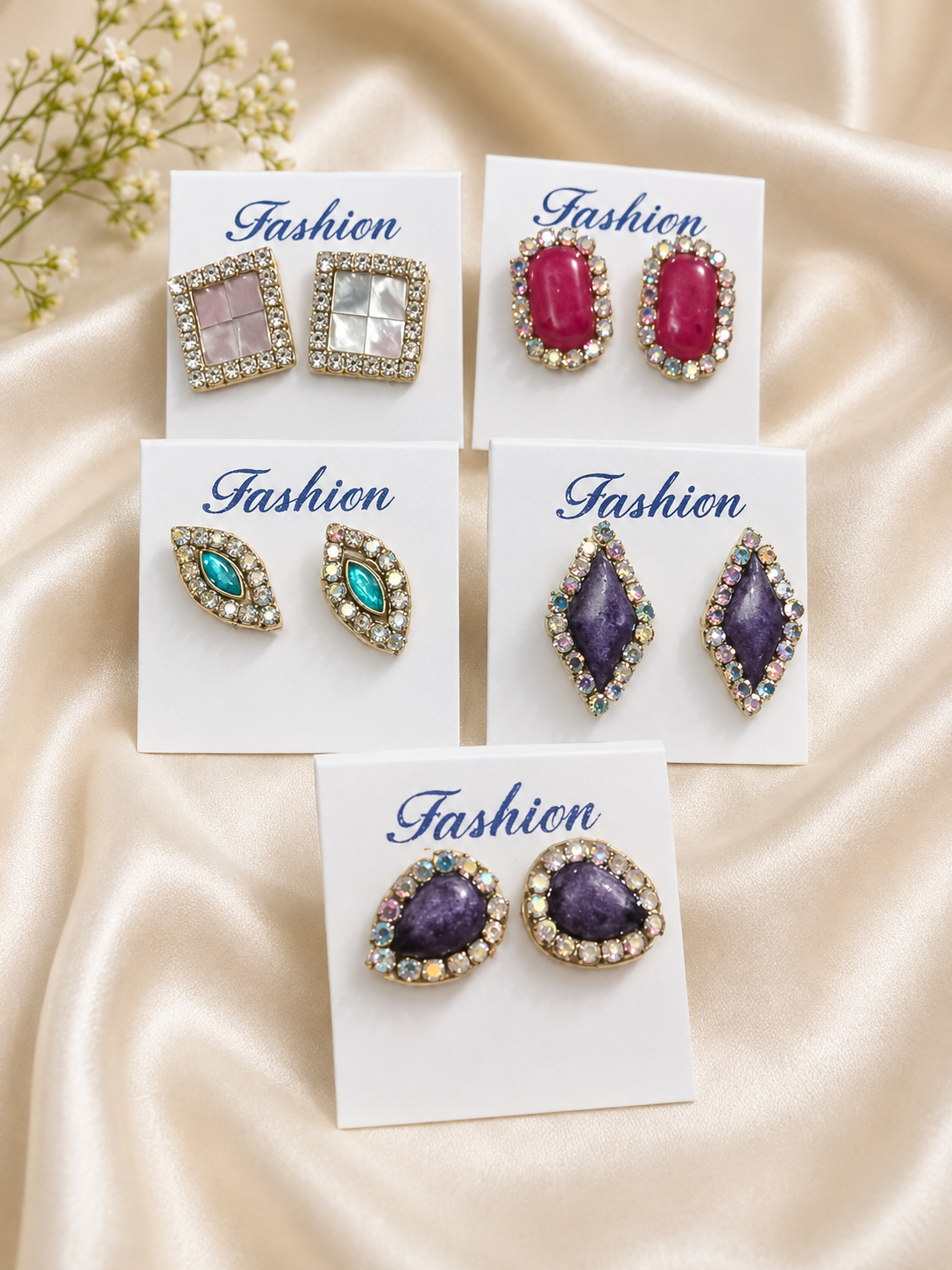 Fashion Stone Earrings