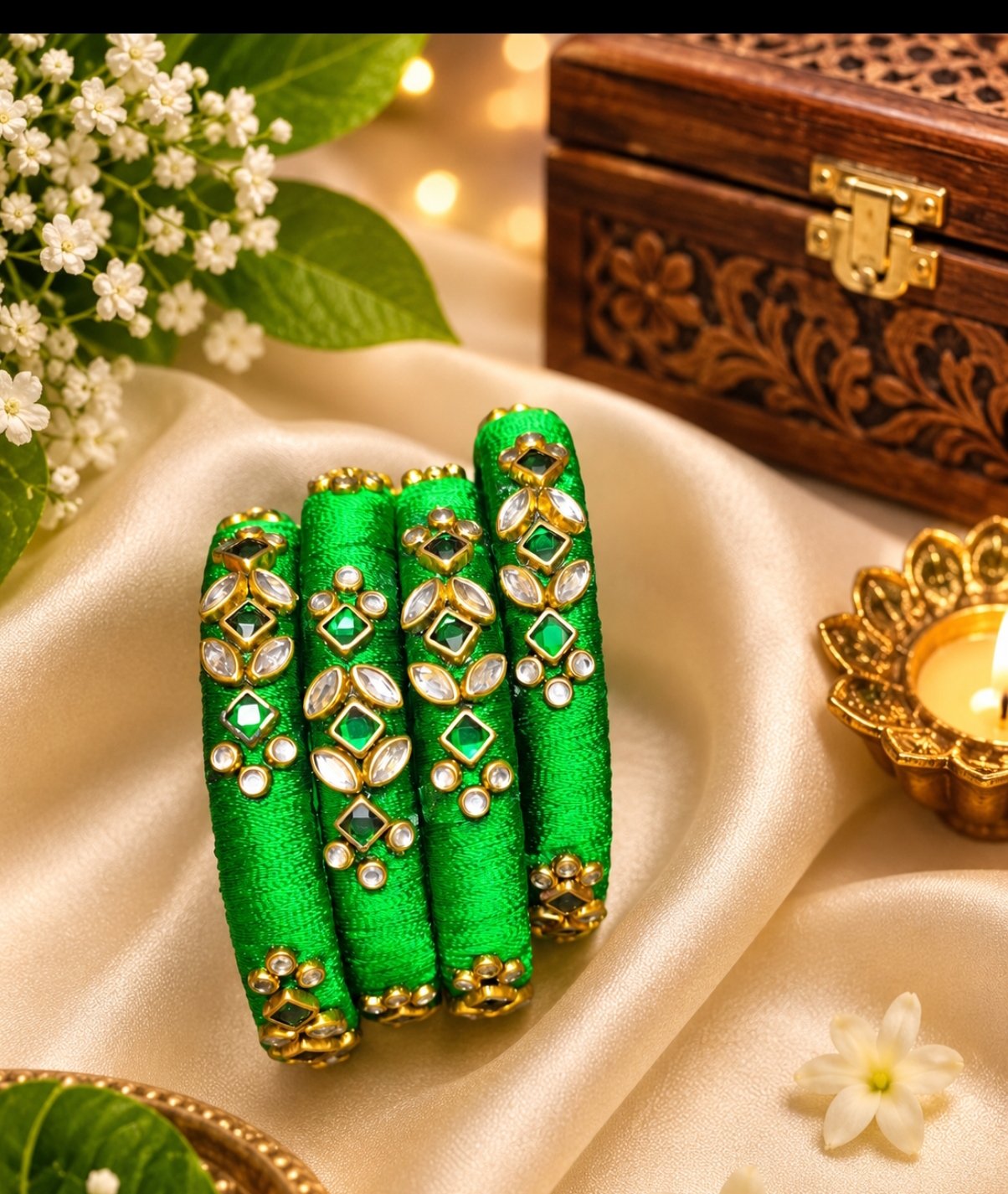 Silk thread bangles