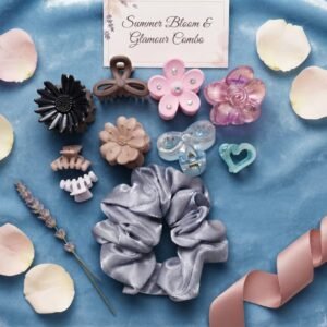 Summer Bloom Hair Accessories Combo Set