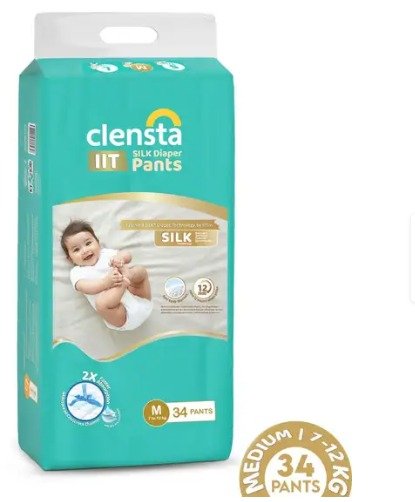 Clensta Silk Diaper Pants – Medium (M), 34 Pants