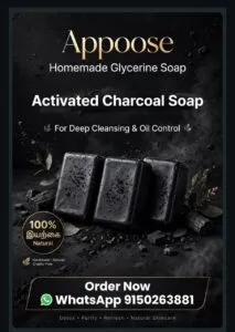 Appoose Activated Charcol Soap