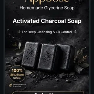 Appoose Activated Charcol Soap