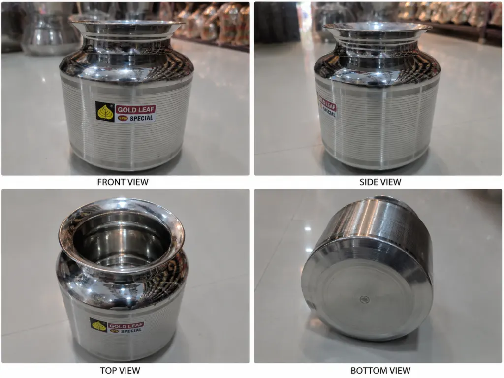 Gold Leaf Special Stainless Steel Pot