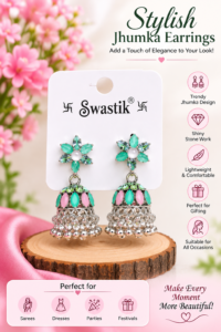 Stylish Jhumka Earrings –