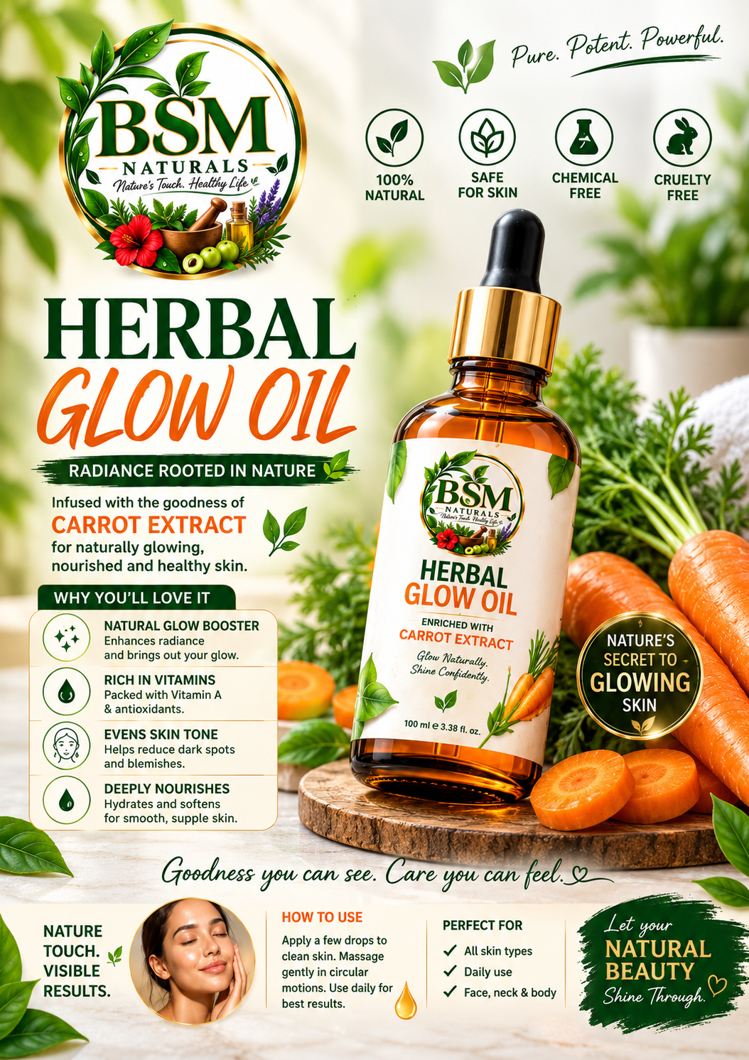 Naturals Herbal Glow Oil