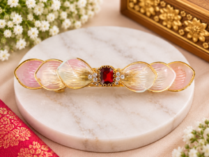 Elegant Floral Designer Hair Clip