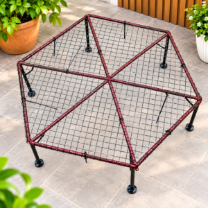 Hexagonal Garden Plant Stand / Metal Plant Display Rack
