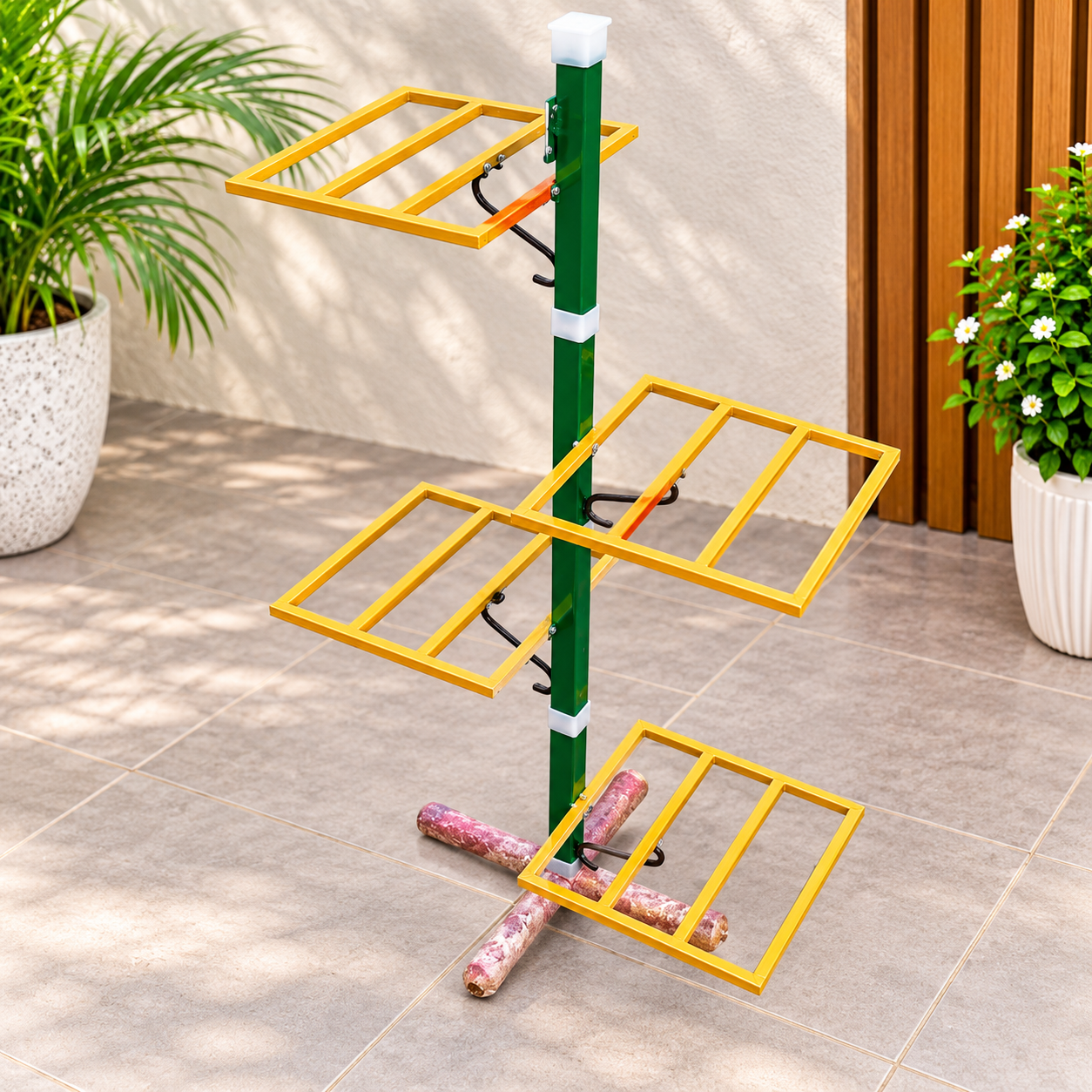 Multi-Tier Rotating Stand – Metal Display Rack