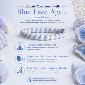 Blue lace bracelet