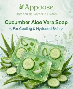 Appoose Cucumber Aloe Vera Soap