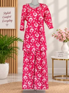 Floral Printed Women’s Kurta Pant Set