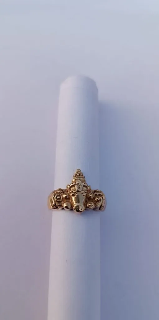 Panjalogam Impon Ring (Ganesha ) size - 14 to 32