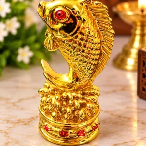 Golden Fish Decorative Idol