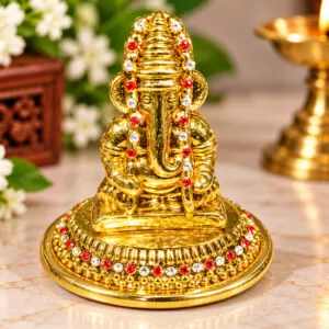 Golden Ganesha Idol