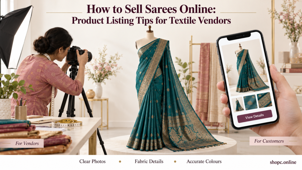 How to Sell Sarees Online: 10 Smart Product Listing Tips