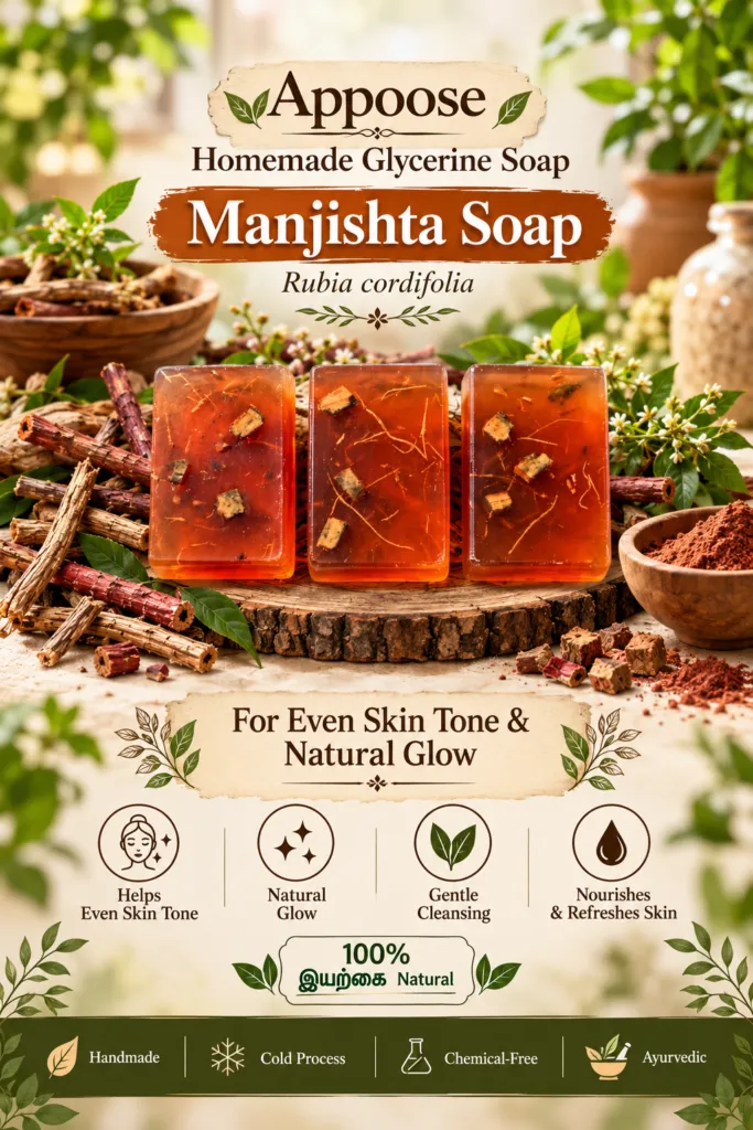 Manjishta Homemade Glycerine Soap