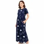 Women’s Printed Maternity Maxi Dress