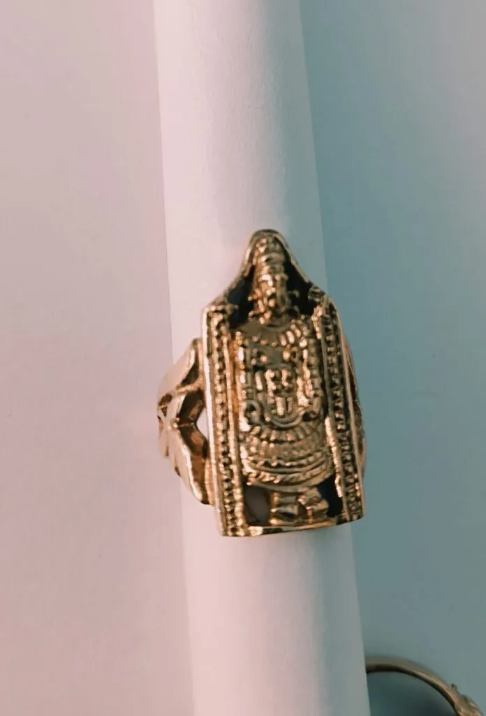 Panjalogam Impon Ring (Perumal) size - 14 to 33