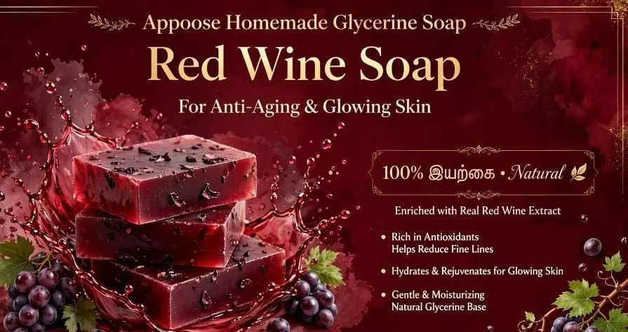 Appoose Red Wine Soap