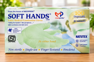 Soft Hands Latex Medical Examination Gloves