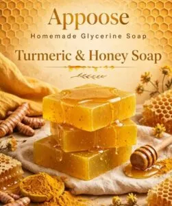 Appoose Turmeric & Honey Soap