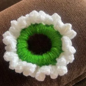 Beautiful Handmade Crochet Flower Hair Scrunchies