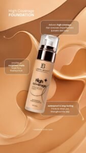 Lakyu Beauty High Coverage Foundation β 60ml