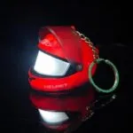 🏍️ Mini Helmet LED Keychain