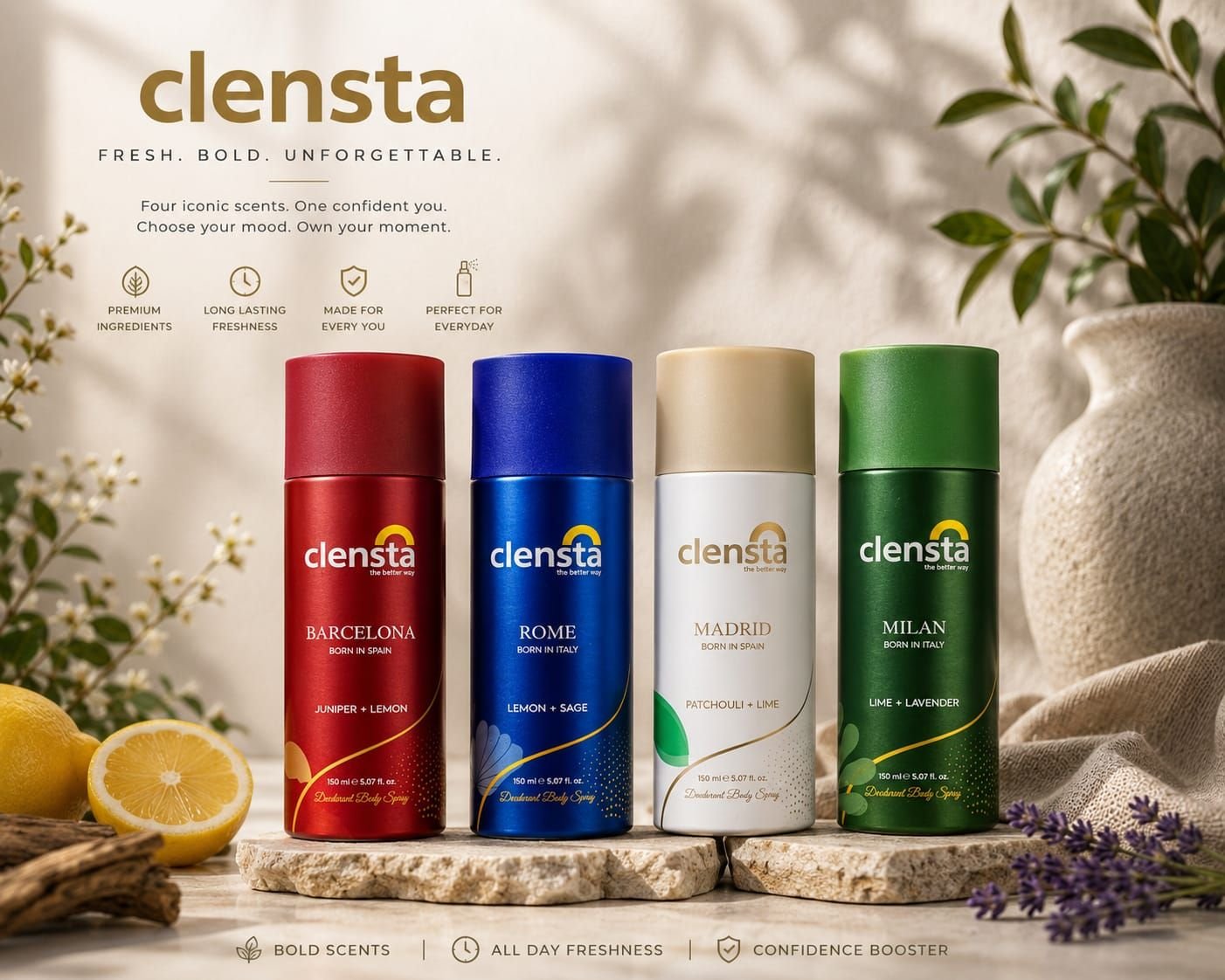 lensta Deodorant Body Spray