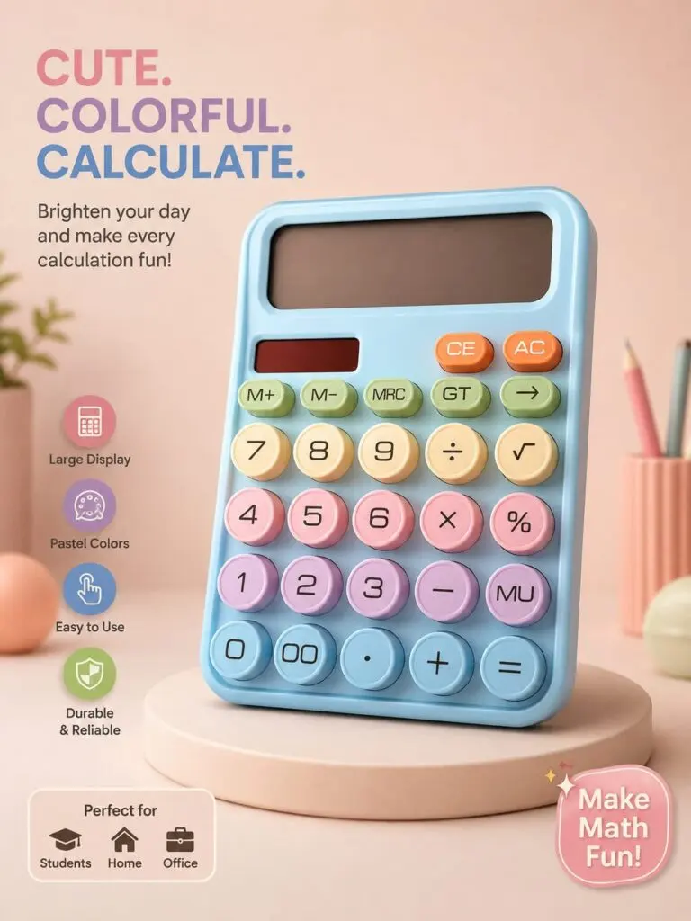 Cute Colorful Calculator