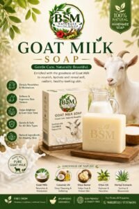 BSM Naturals Goat Milk Handmade Soap – 100g