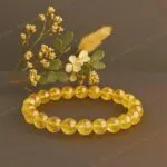 citrine beads bracelet