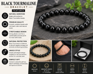Black tourmaline bracelet