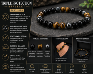 Triple protection bracelet