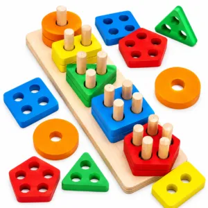 Wooden Learning Geometric Shapes for Kid’s