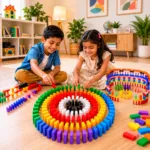 120-Piece Colorful Domino Blocks Set for Kids - image 2