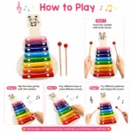 Wooden Xylophone Musical Toy - image 2