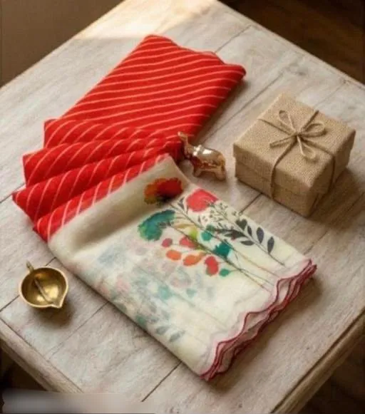 Cotton Linen Sarees