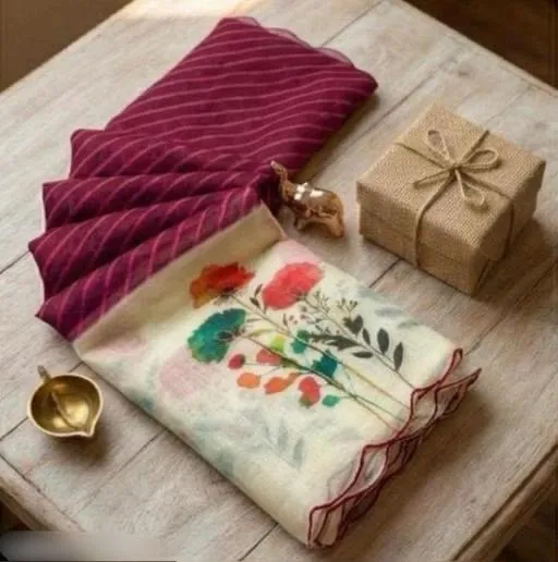Cotton Linen Sarees