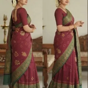 Sungudi Cotton Saree