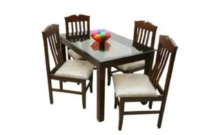 Teakwood Dining table (+4chairs)