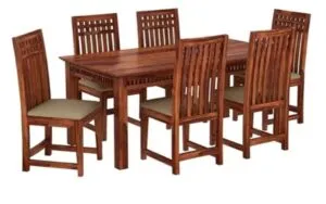 Teakwood Dining table (+6chairs)