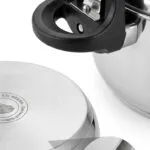 Stainless Steel Strainer Pot with Lid (3.5 Liters) – Heavy Sandwich Bottom - image 2