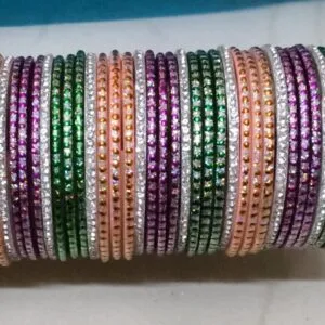 Four Color Glitter Bangles