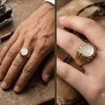 Panjalogam Impon Gomathi Chakra ring