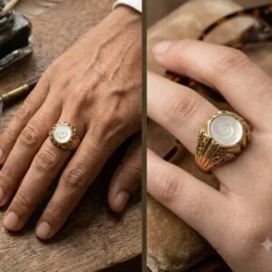 Panjalogam Impon Gomathi Chakra ring