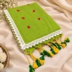 Embroidered Handloom Saree - image 5