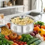 MEERA Vintage Dish / Casserole (24 cm) – Premium Stainless Steel