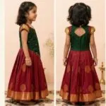 Pattu Pavadai (Fabric Soft Silk) 3years - image 2